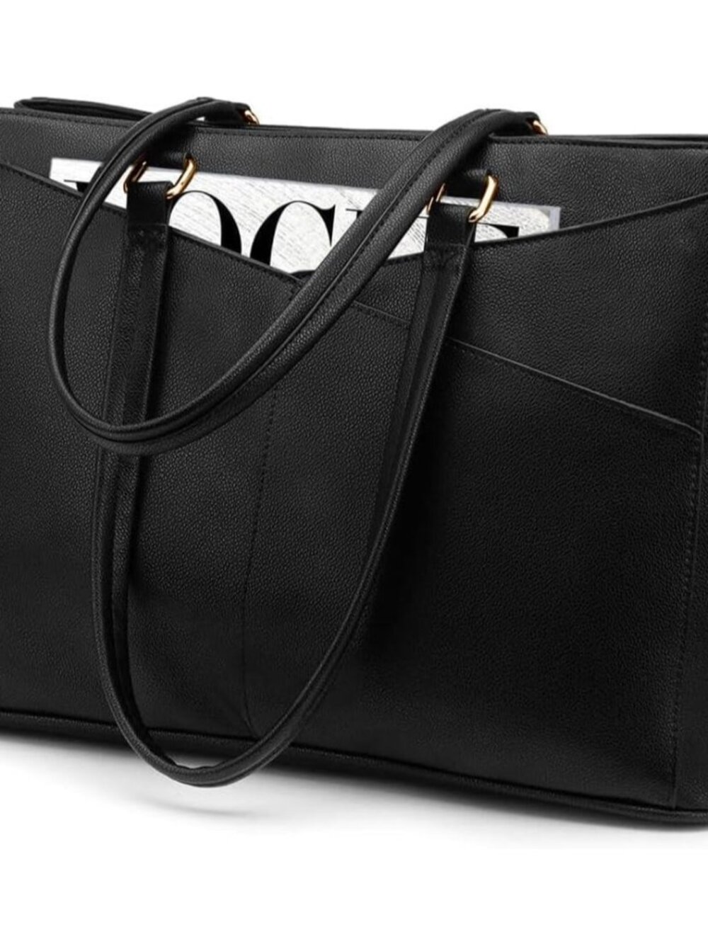 Laptop Tote Bag for Women 15.6 Inch Waterproof Leather Computer Bags Business Of